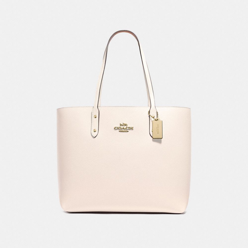 COACH TOWN TOTE - CHALK/IMITATION GOLD - F72673