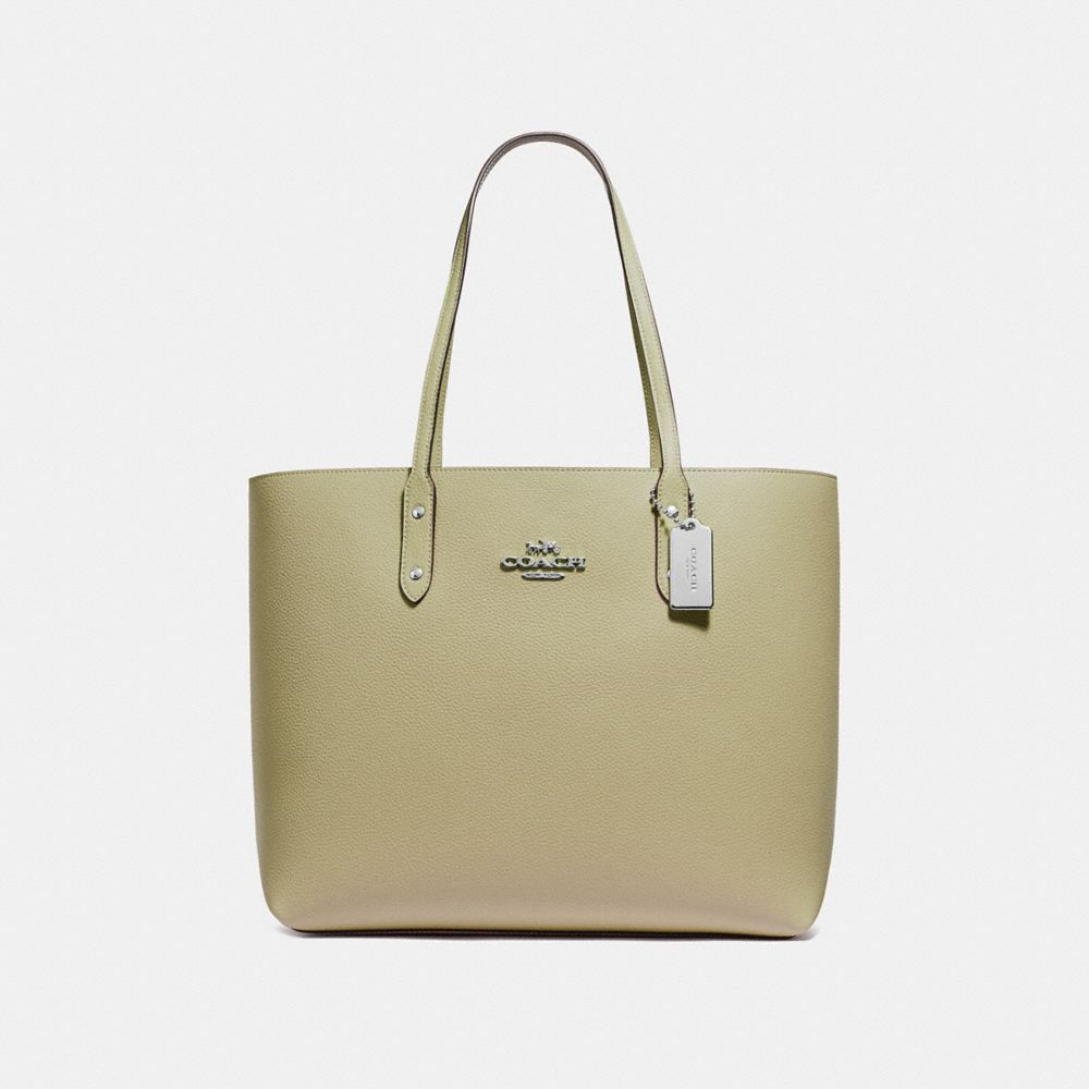 TOWN TOTE - LIGHT CLOVER/SILVER - COACH F72673