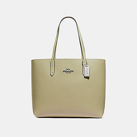COACH TOWN TOTE - LIGHT CLOVER/SILVER - F72673
