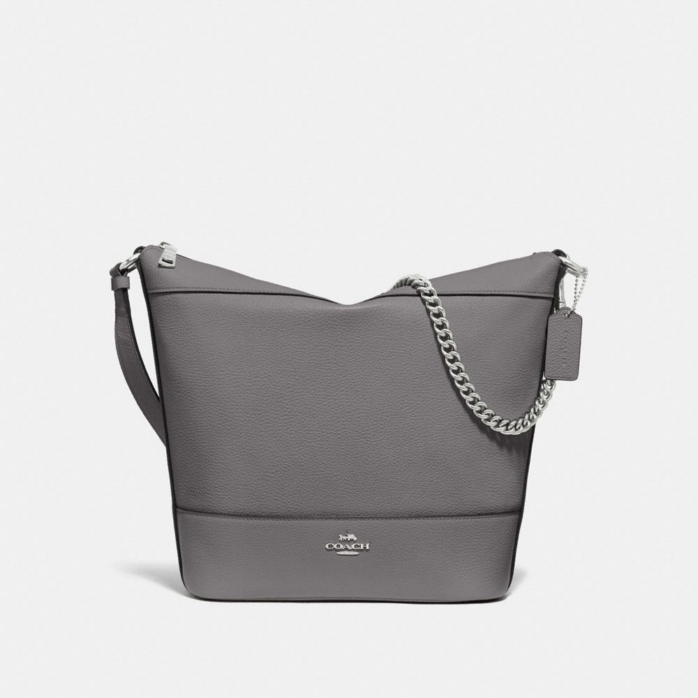 PAXTON DUFFLE - F72692 - HEATHER GREY/SILVER