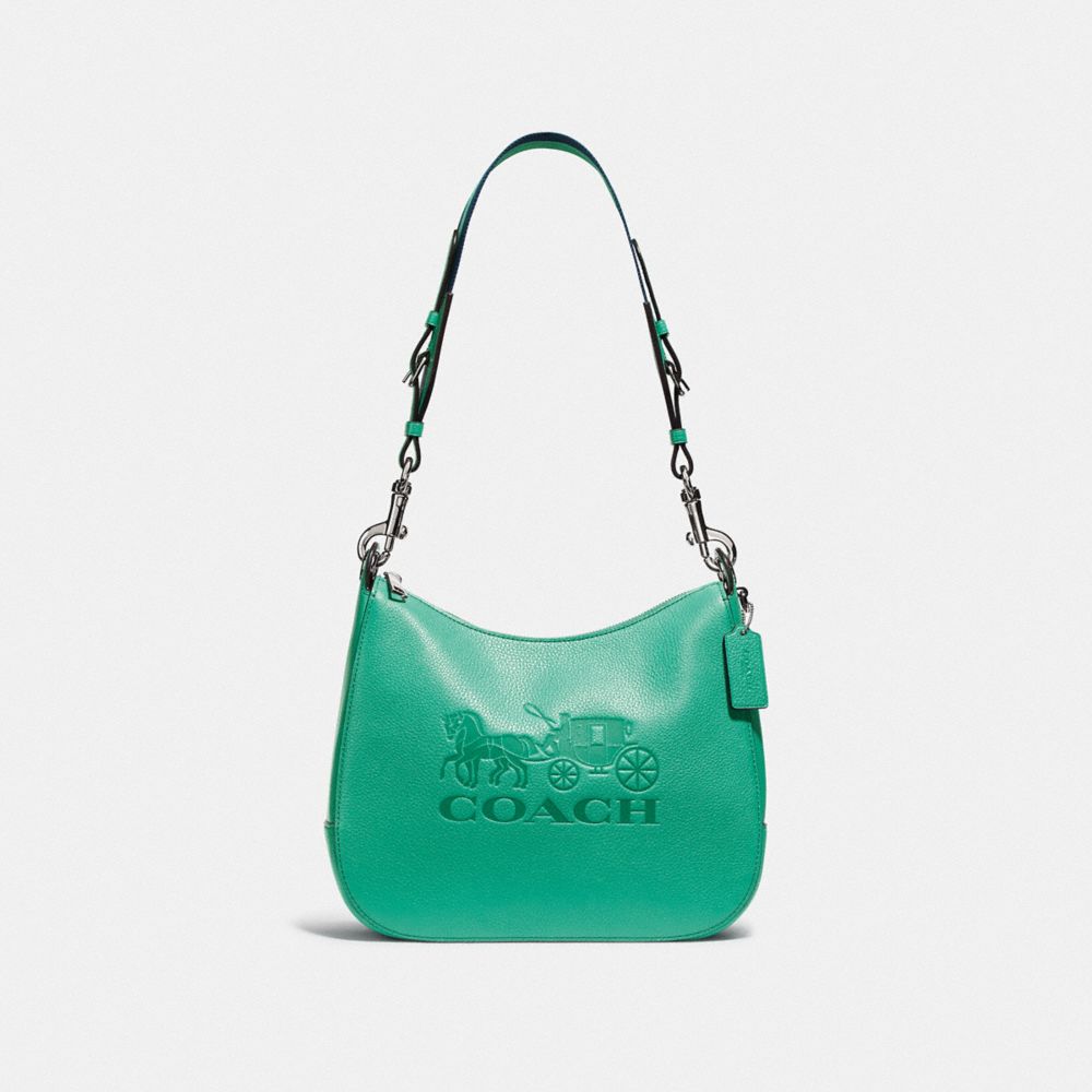 COACH F72702 - JES HOBO GREEN/SILVER