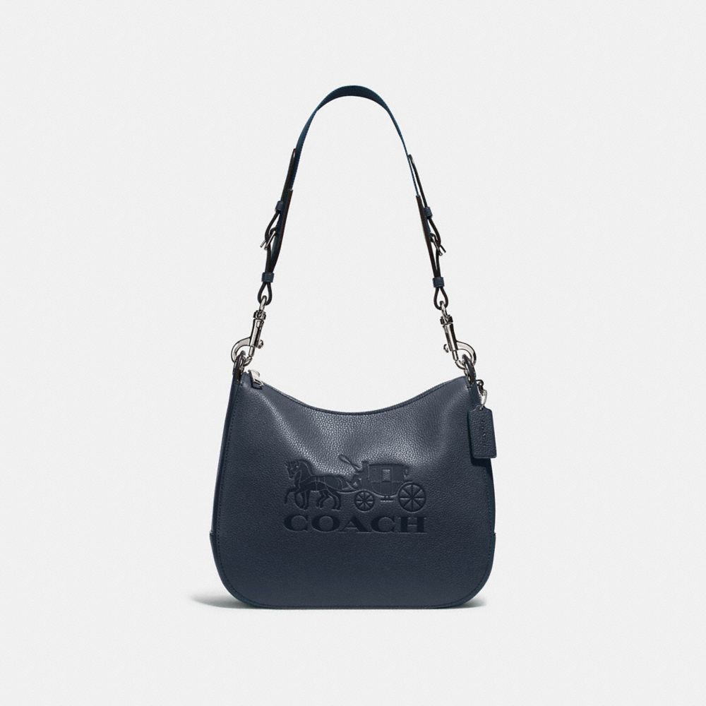 COACH F72702 Jes Hobo MIDNIGHT/SILVER