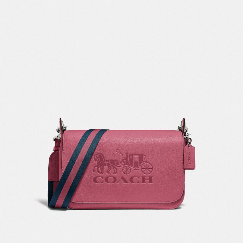 COACH JES MESSENGER - ROUGE/SILVER - F72703