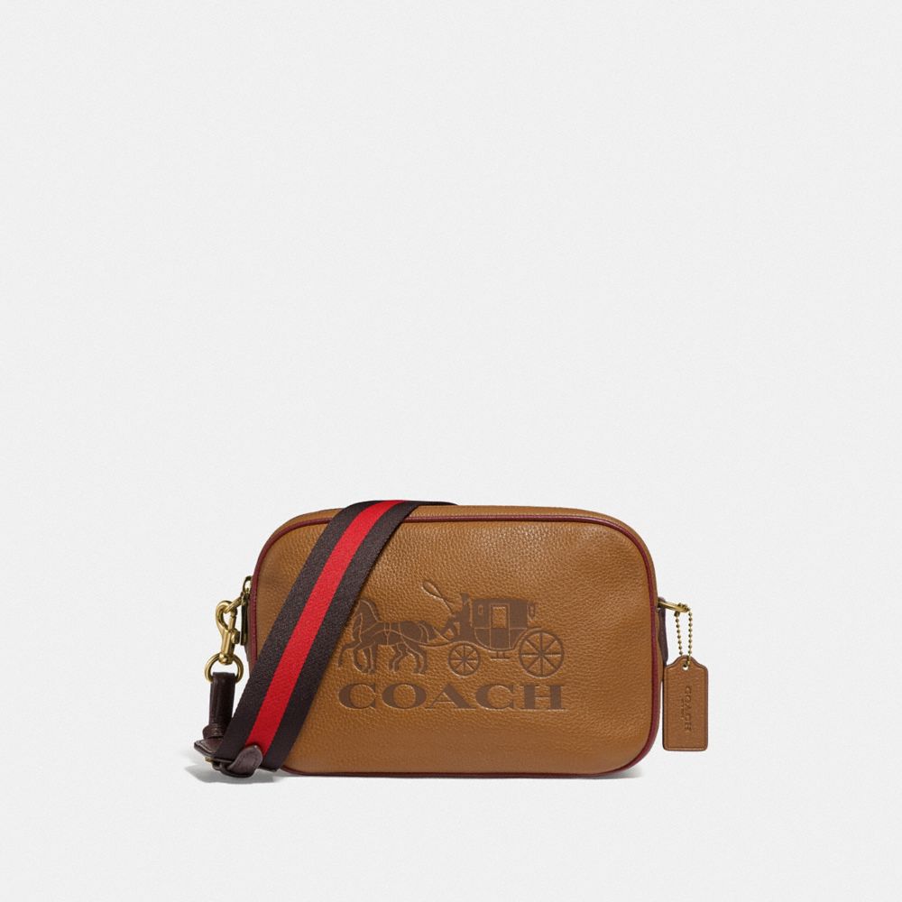 COACH JES CROSSBODY IN COLORBLOCK - LIGHT SADDLE/GOLD - F72704