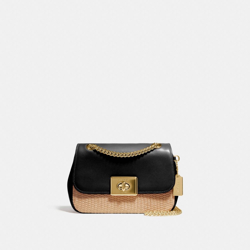 COACH MINI CASSIDY CROSSBODY - NATURAL BLACK/GOLD - F72709