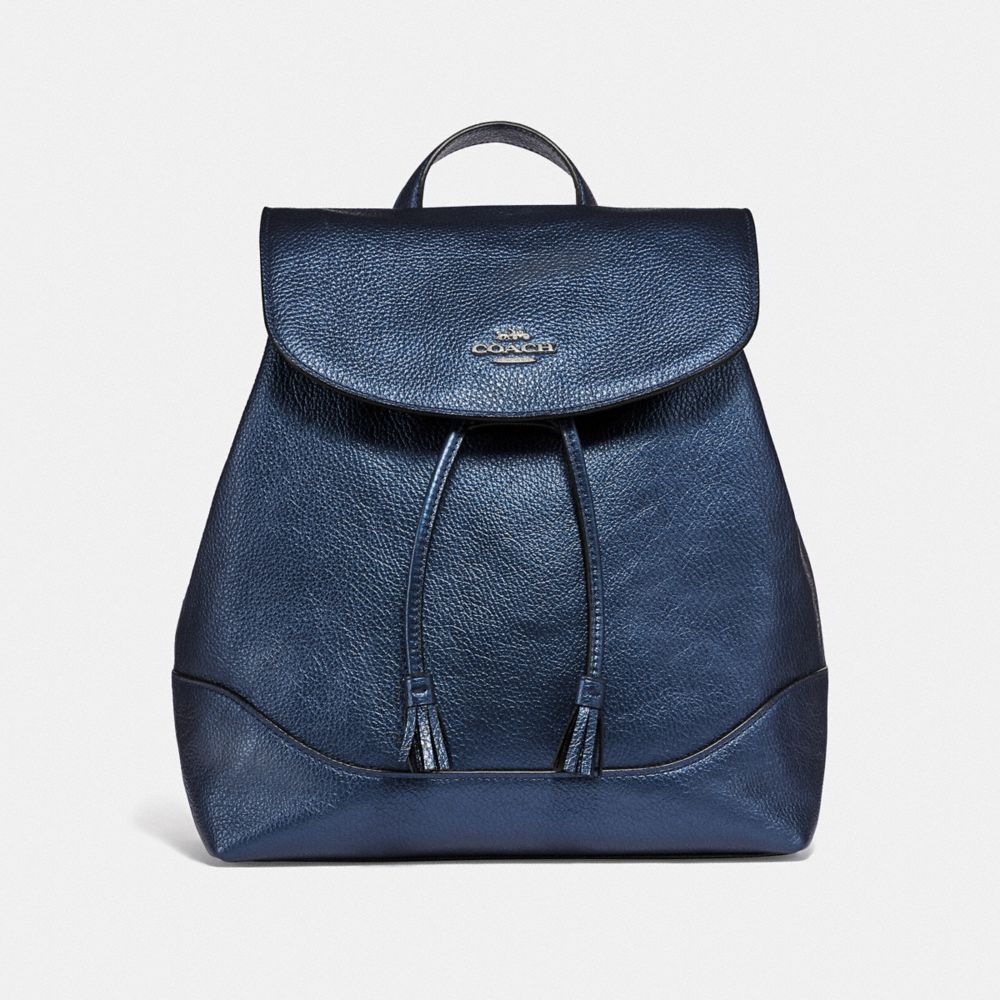 ELLE BACKPACK - F72841 - MTLLC MIDNIGHT NAVY/SILVER