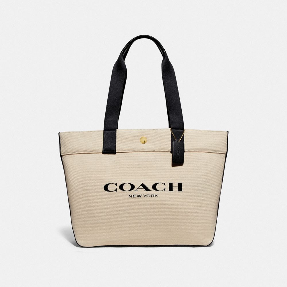 COACH F72847 - TOTE WITH COACH PRINT IM/NATURAL