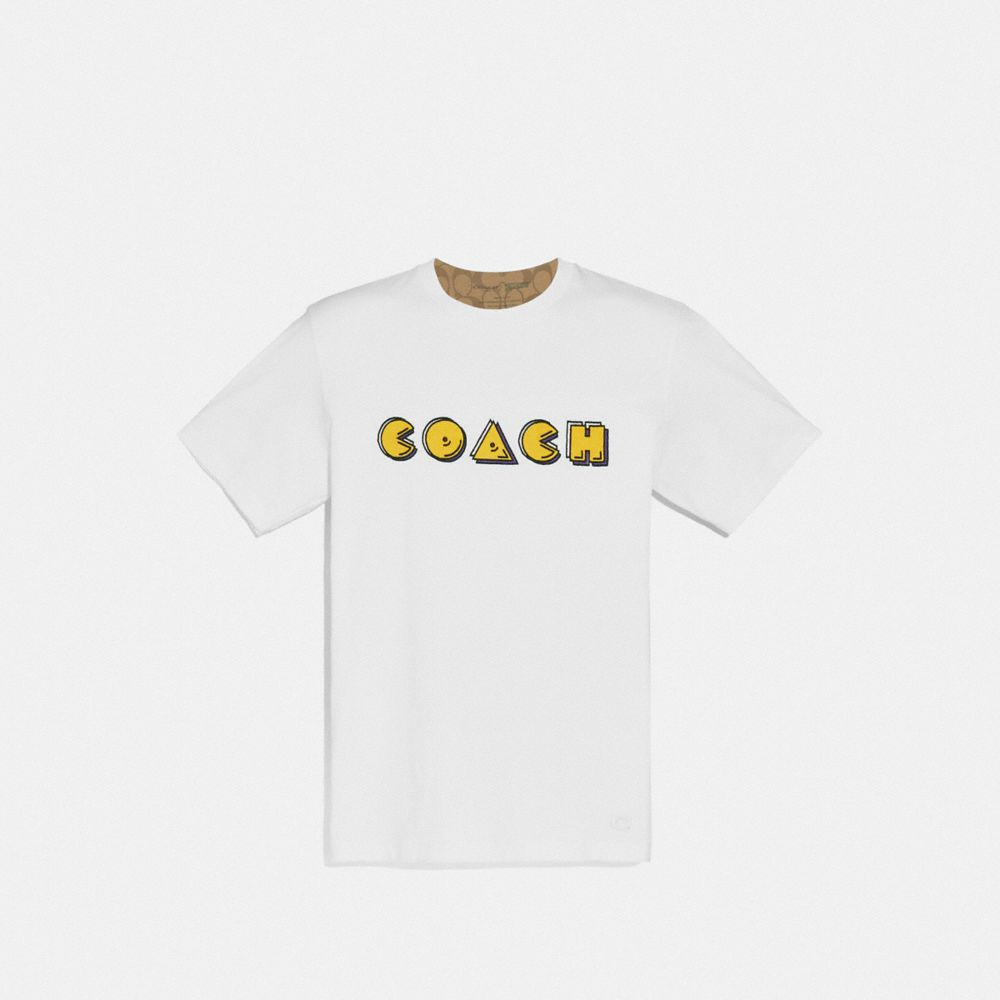 COACH F72883 Pac-man T-shirt WHITE