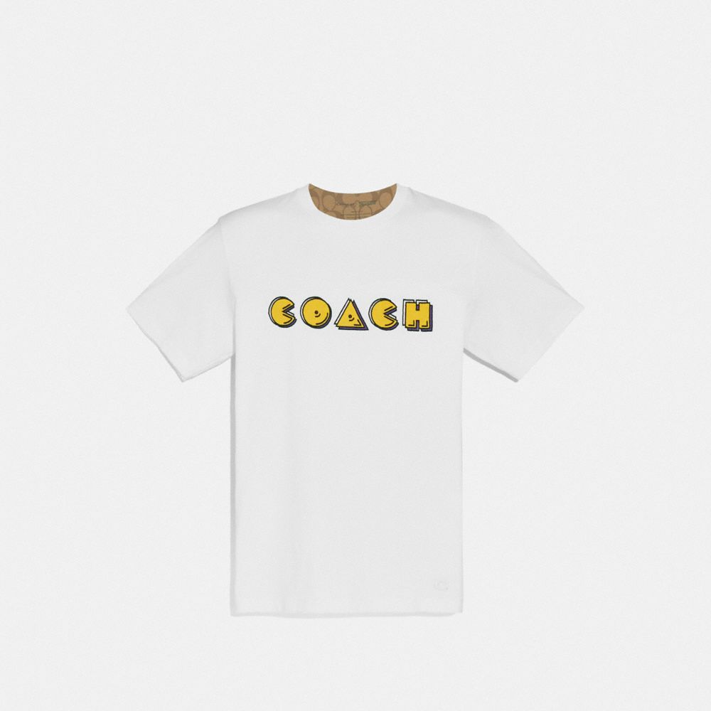 PAC-MAN T-SHIRT - WHITE - COACH F72883