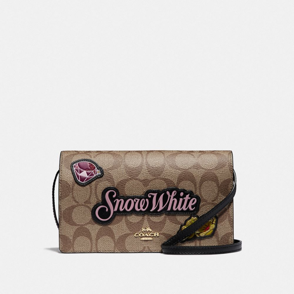 snow white coach tote