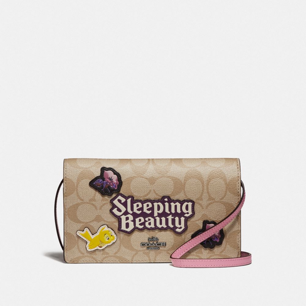 sleeping beauty crossbody bag