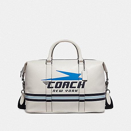 COACH VOYAGER BAG WITH VINTAGE COACH MOTIF - CHALK - F72950