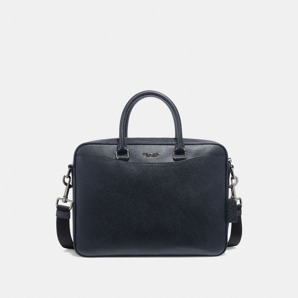 COACH BECKETT COMPACT BRIEF - MIDNIGHT NAVY/NICKEL - F72974