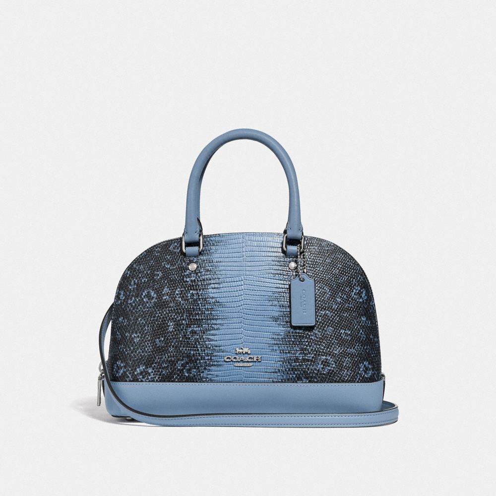 MINI SIERRA SATCHEL - CORNFLOWER/SILVER - COACH F73059