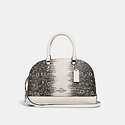 MINI SIERRA SATCHEL - F73059 - CHALK/SILVER