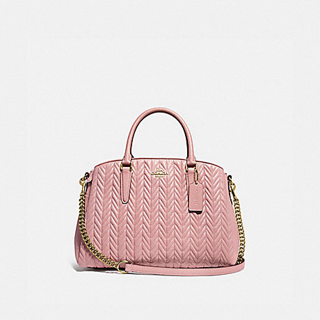 COACH SAGE CARRYALL WITH QUILTING - IM/PINK PETAL - F73062