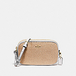 COACH F73070 Crossbody Pouch NATURAL CHALK/GOLD