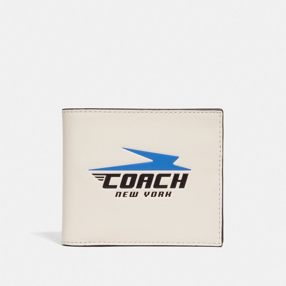 COACH F73099 3-in-1 Wallet With Vintage Coach Motif CHALK