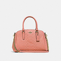 MINI SAGE CARRYALL - F73126 - LIGHT CORAL/GOLD