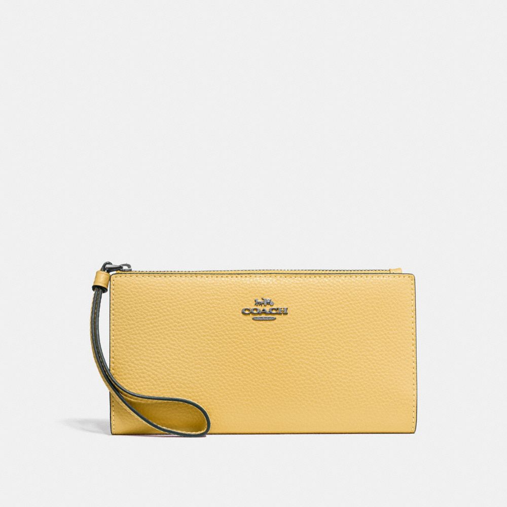 LONG WALLET - SUNFLOWER - COACH F73156