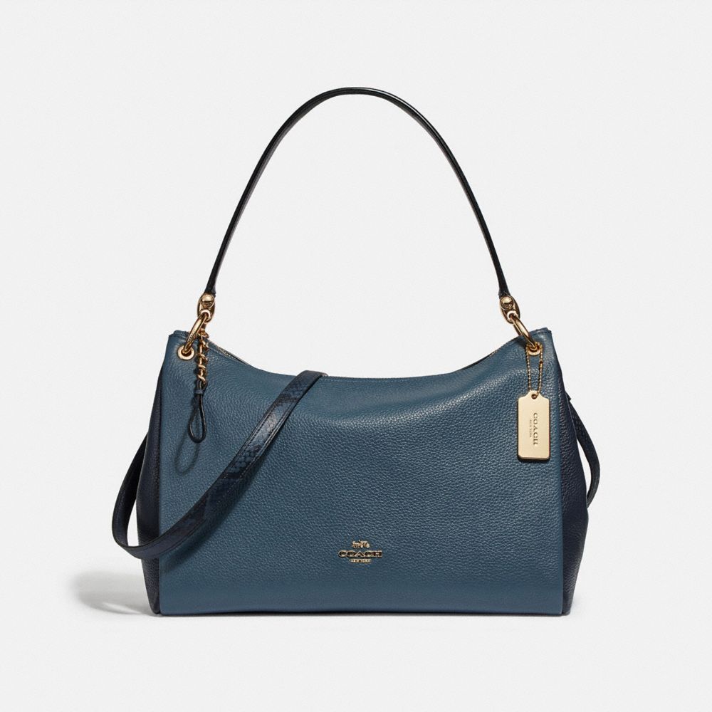 COACH MIA SHOULDER BAG - DARK DENIM - F73174