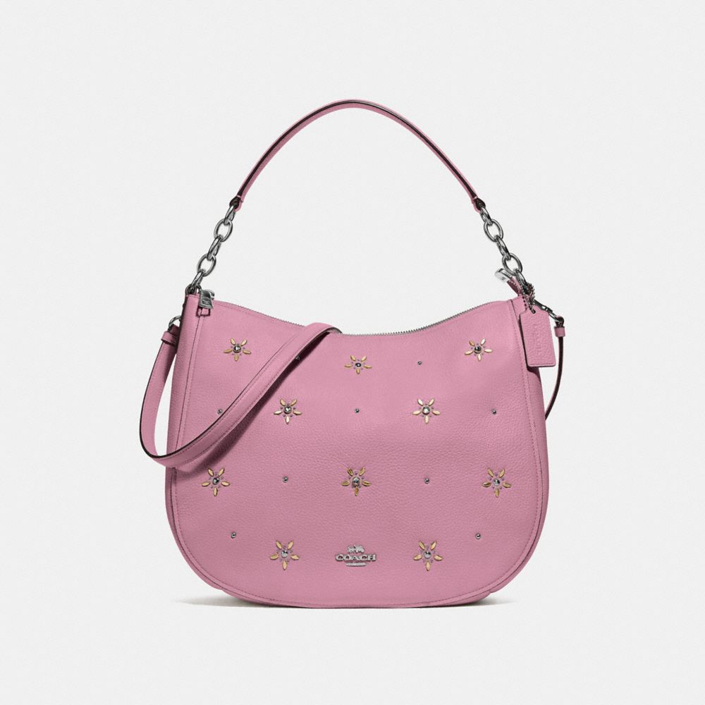 ELLE HOBO WITH ALLOVER STUDS - F73208 - TULIP