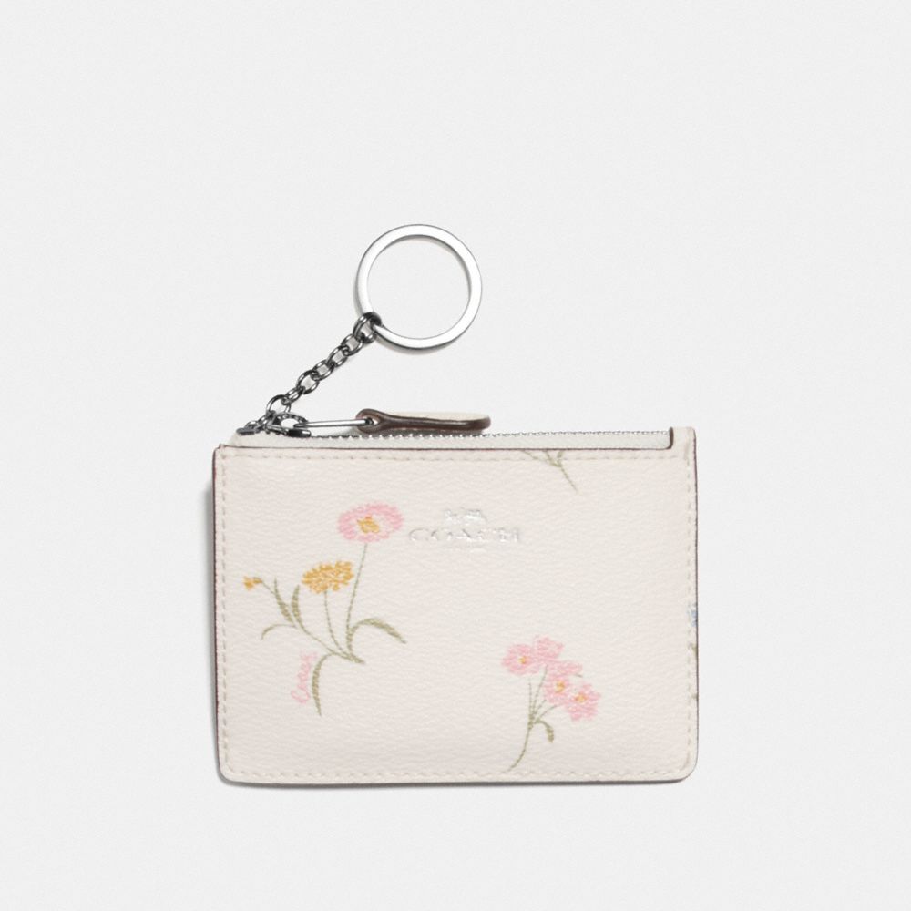 COACH®  Mini Skinny Id Case With Floral Print