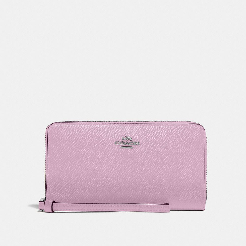 COACH F73413 Large Phone Wallet LILAC/SILVER