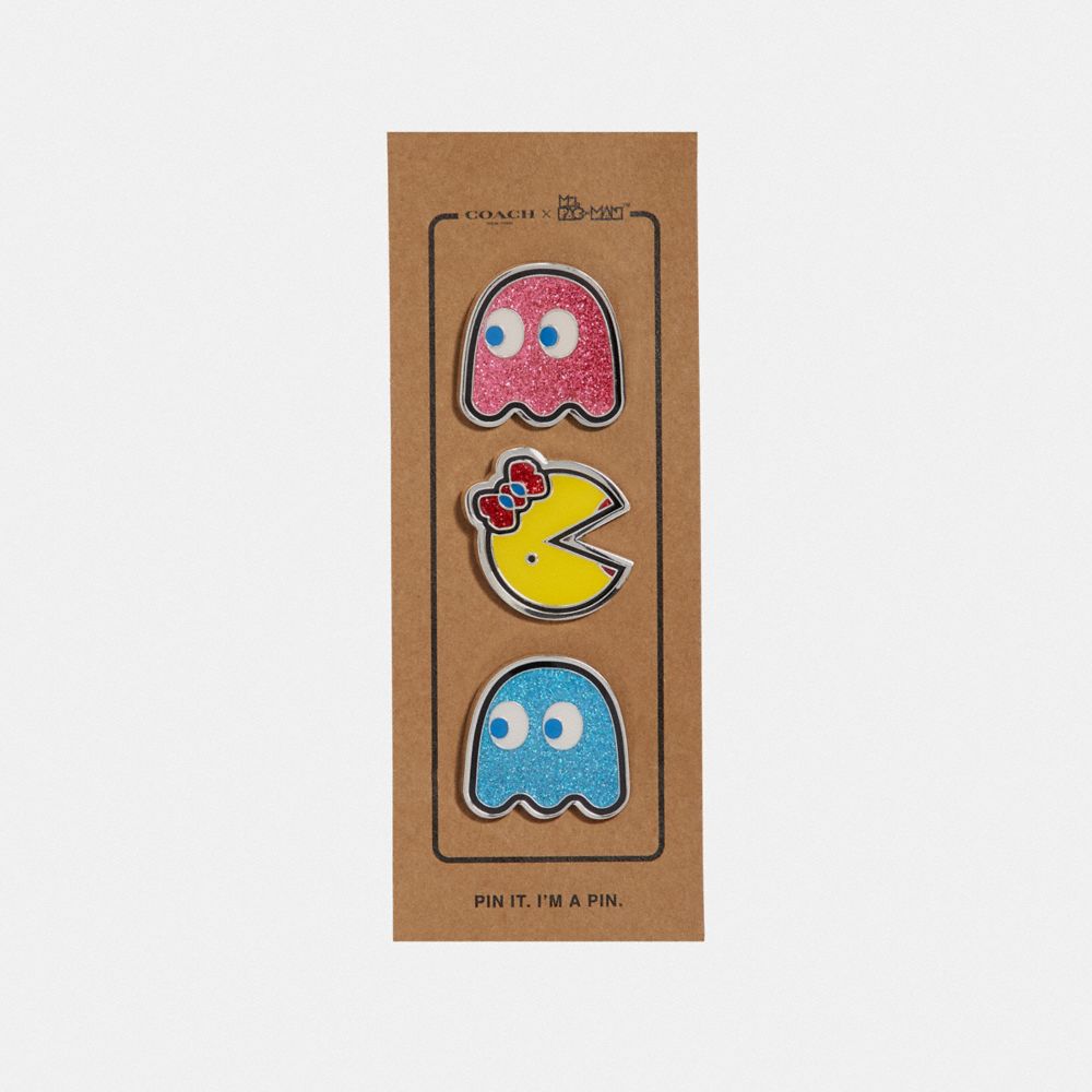 COACH F73502 PAC-MAN PIN SET MULTICOLOR