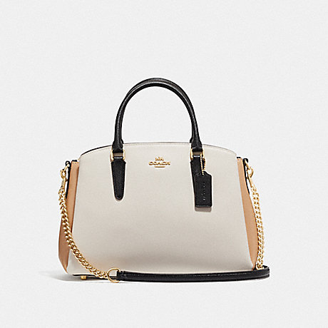 COACH SAGE CARRYALL IN COLORBLOCK - CHALK - F73713