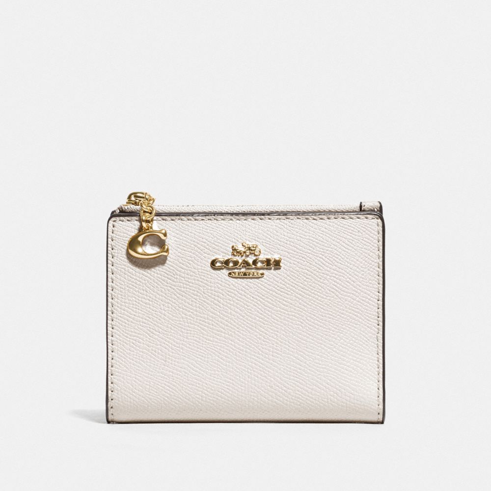 COACH F73867 SNAP CARD CASE IM/CHALK