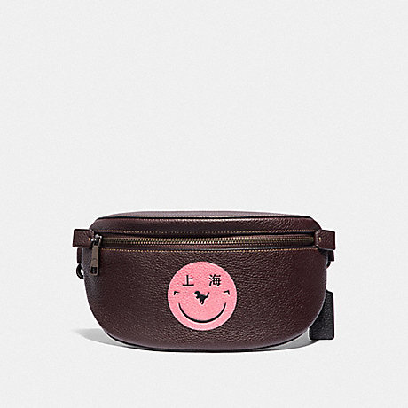 COACH BELT BAG WITH REXY BY YETI OUT - V5/OXBLOOD - F73938