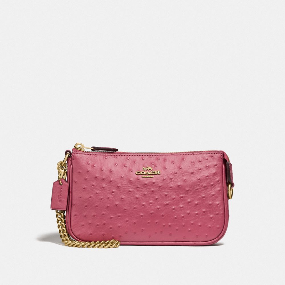 COACH LARGE WRISTLET 19 - ROUGE/GOLD - F73996