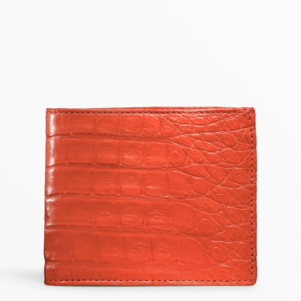 EXOTIC SLIM BILLFOLD - f74263 - ORANGE