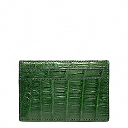 COACH EXOTIC SLIM CARD CASE - ONE COLOR - F74265