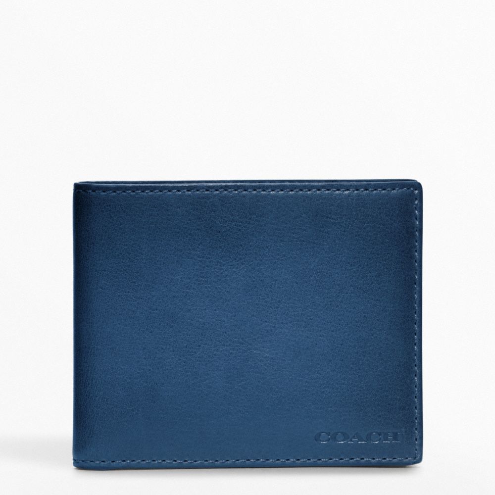 BLEECKER LEGACY LEATHER SLIM BILLFOLD - f74305 - F74305MAR