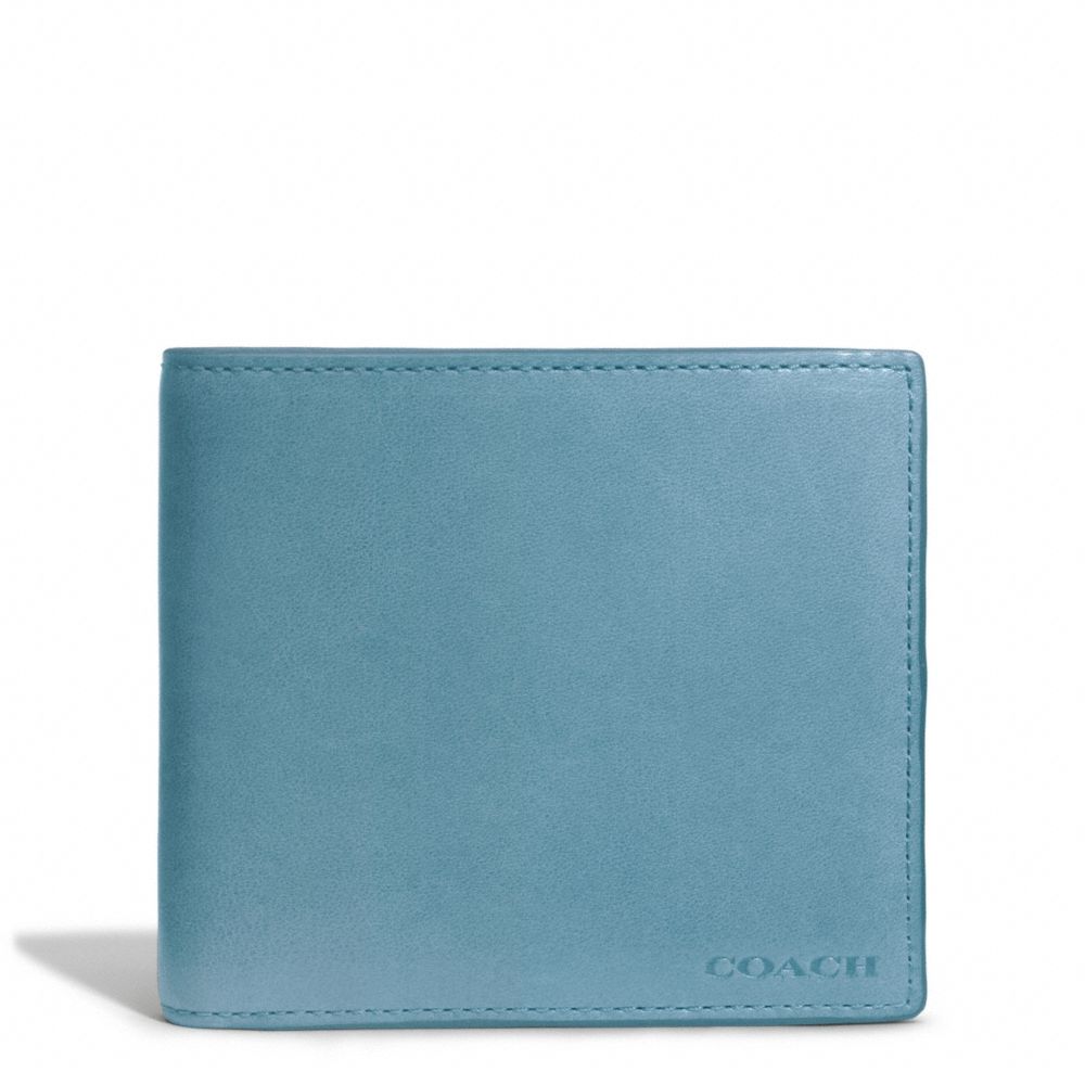 COACH F74314 Bleecker Leather Coin Wallet CADET