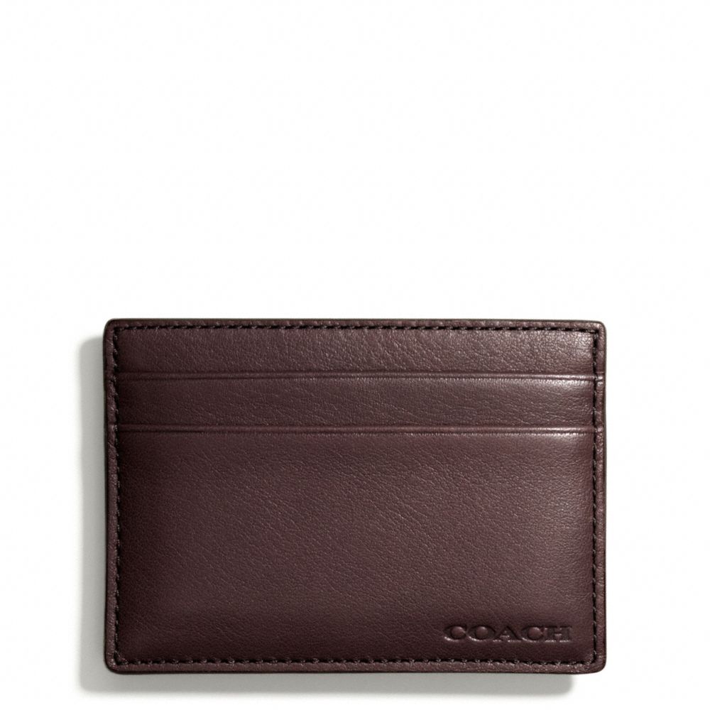 BLEECKER MONEY CLIP CARD CASE - f74381 - F74381COR