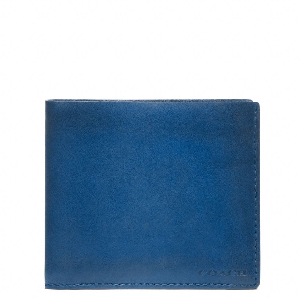 HERITAGE BASEBALL DOUBLE BILLFOLD - f74474 - VINTAGE ROYAL/FAWN