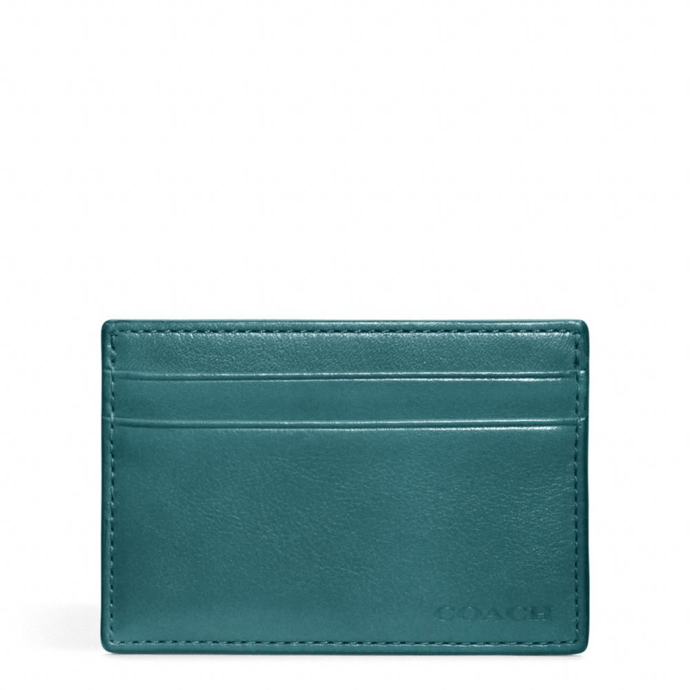 BLEECKER LEATHER ID CARD CASE - f74560 - AEGEAN