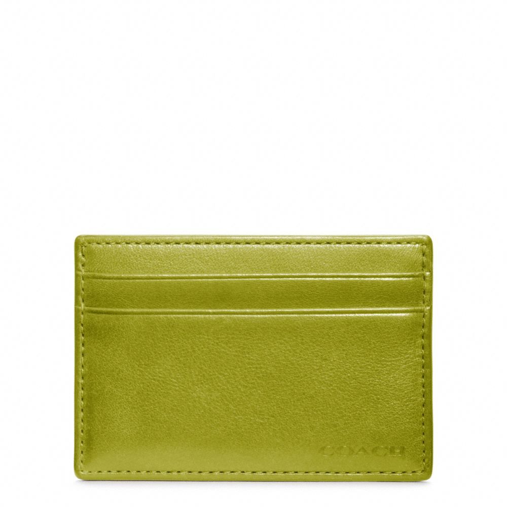 COACH F74560 Bleecker Leather Id Card Case 