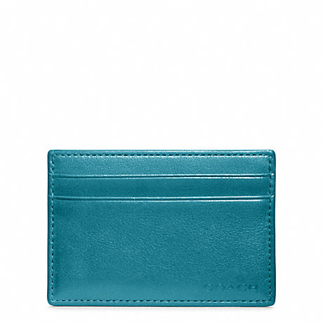 COACH F74560 BLEECKER LEATHER ID CARD CASE ONE-COLOR