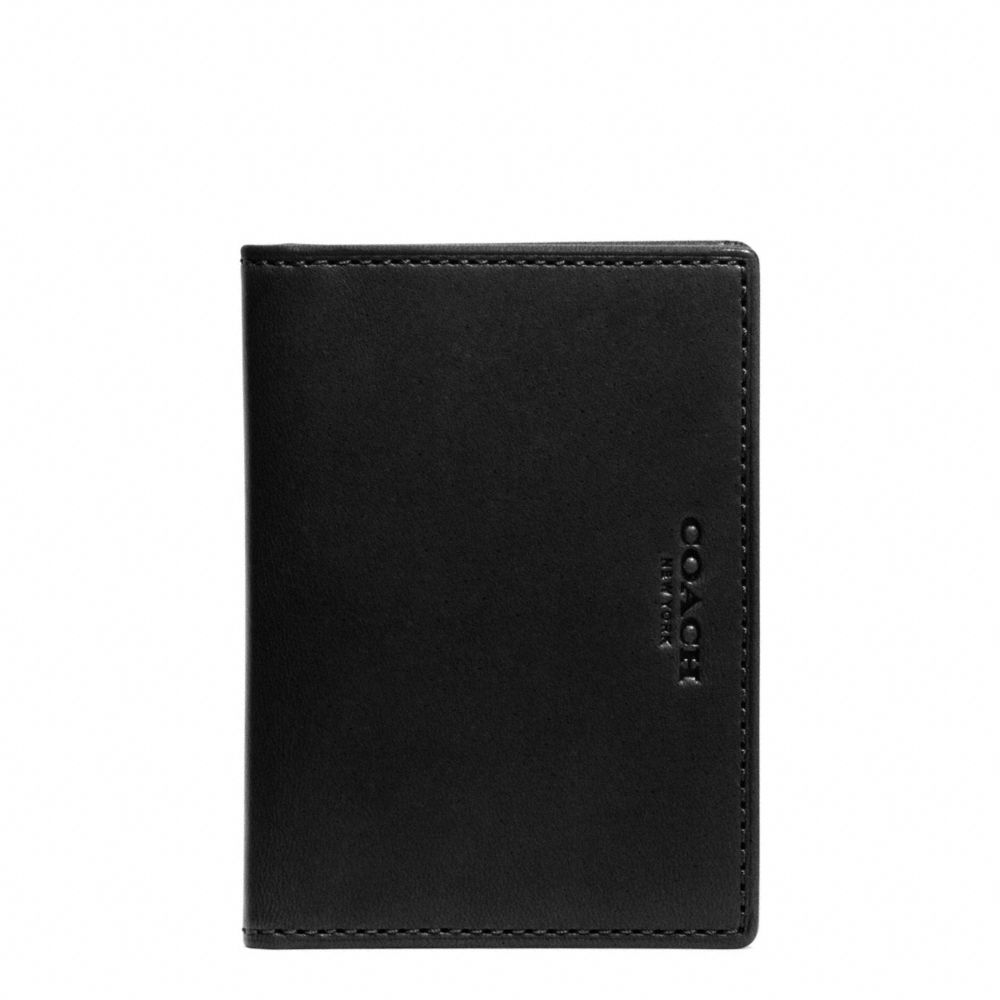 COACH CROSBY SLIM BIFOLD WITH ID IN LEATHER - ONE COLOR - F74607