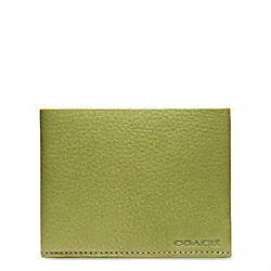 COACH F74614 - BLEECKER PEBBLED LEATHER SLIM BILLFOLD ONE-COLOR