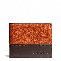 COACH CAMDEN LEATHER SLIM BILLFOLD - ONE COLOR - F74638