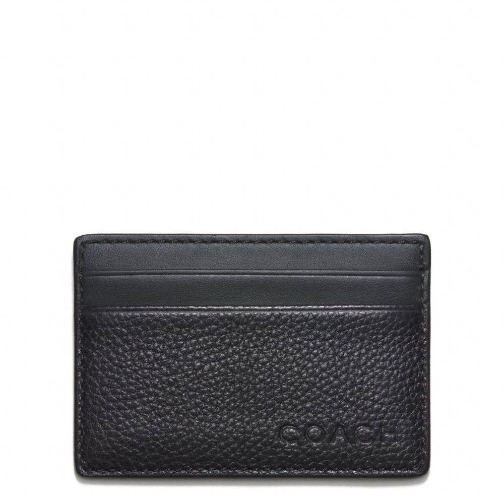 COACH CAMDEN LEATHER SLIM CARD CASE - ONE COLOR - F74640