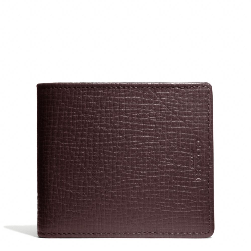 CROSBY COMPACT ID WALLET IN BOX GRAIN LEATHER - f74672 - F74672COR