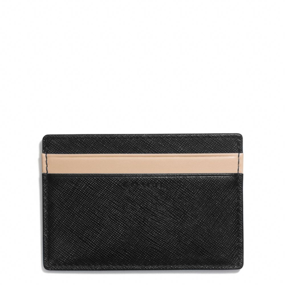 LEXINGTON SAFFIANO SLIM CARD CASE - f74772 - F74772BLK