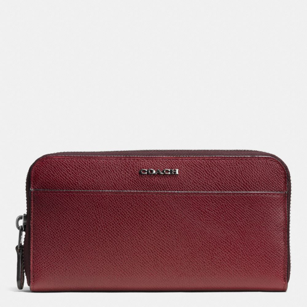 COACH F74851 Accordion Wallet In Leather  BORDEAUX