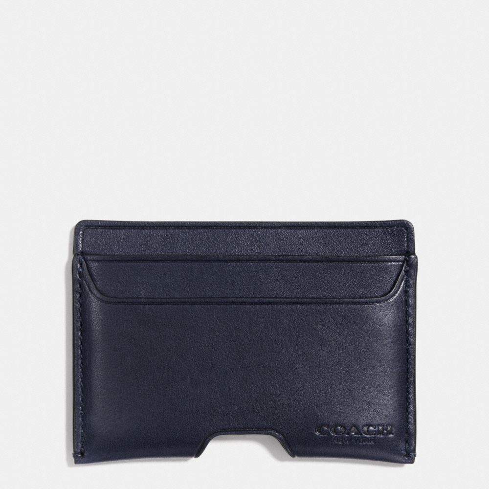 ARTISAN CARD CASE IN SPORT CALF LEATHER - f74928 -  MIDNIGHT